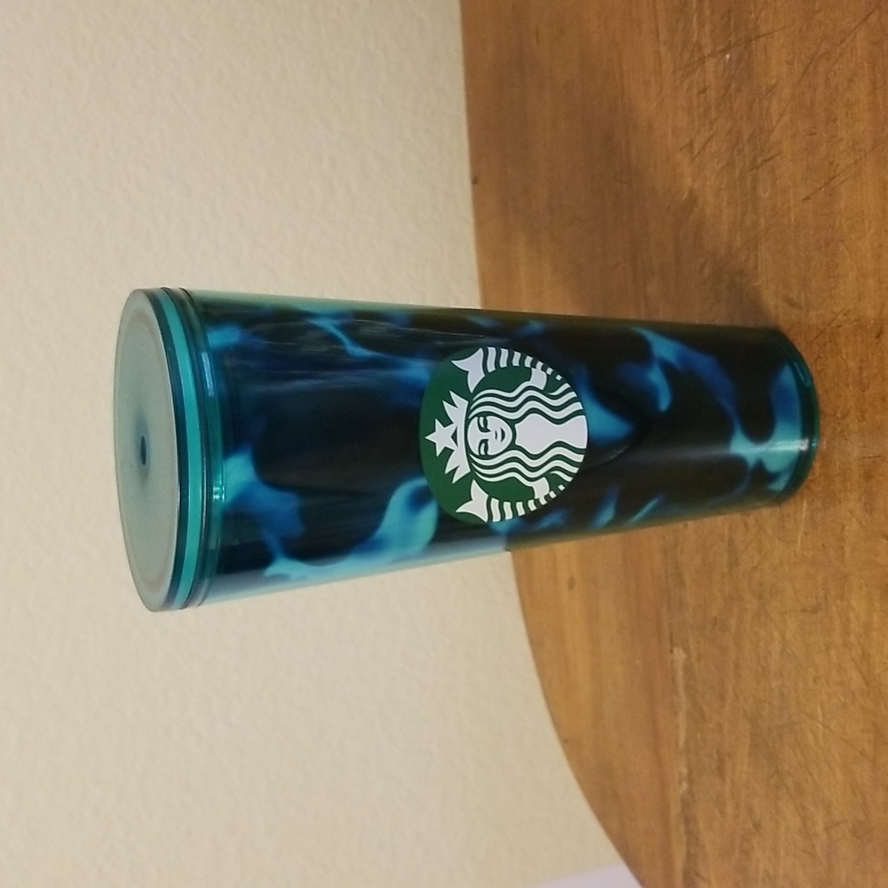 Starbucks Blue Tortsis Shell 24oz Tumbler